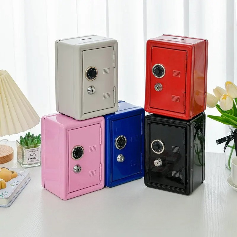 Cabinet Lock Key - Kotak Brankas Mini dengan Kunci Celengan