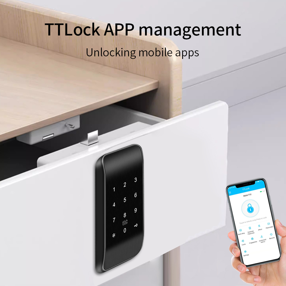 Cabinet Lock Key - Aplikasi TTLOCK Kunci Kabinet Pintar 13.56Mhz