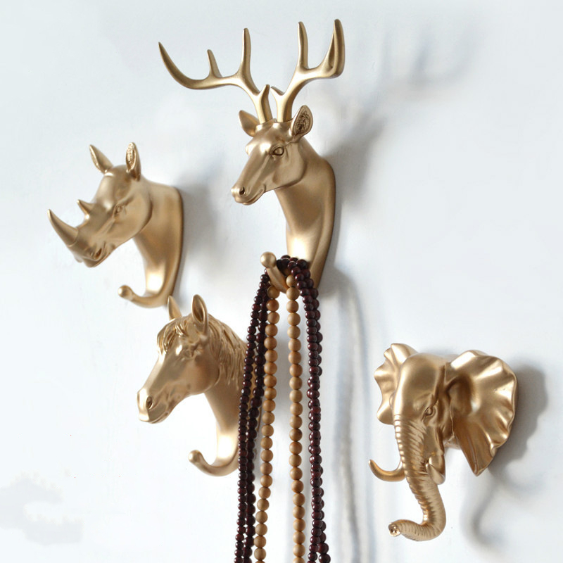 Furniture Hook Hardware - Gantungan Dinding Kait Tanduk Rusa Rak