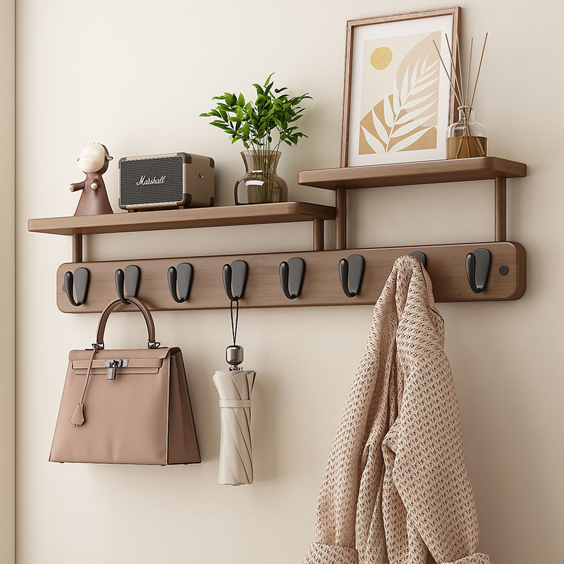 Furniture Hook Hardware - Rak Mantel Dinding Bambu Gantungan Penyimpanan