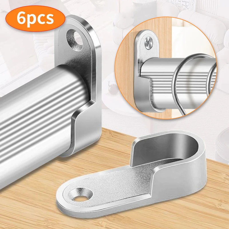 Furniture Rails Hardware - 6 Buah Braket, Aksesori Perangkat Keras