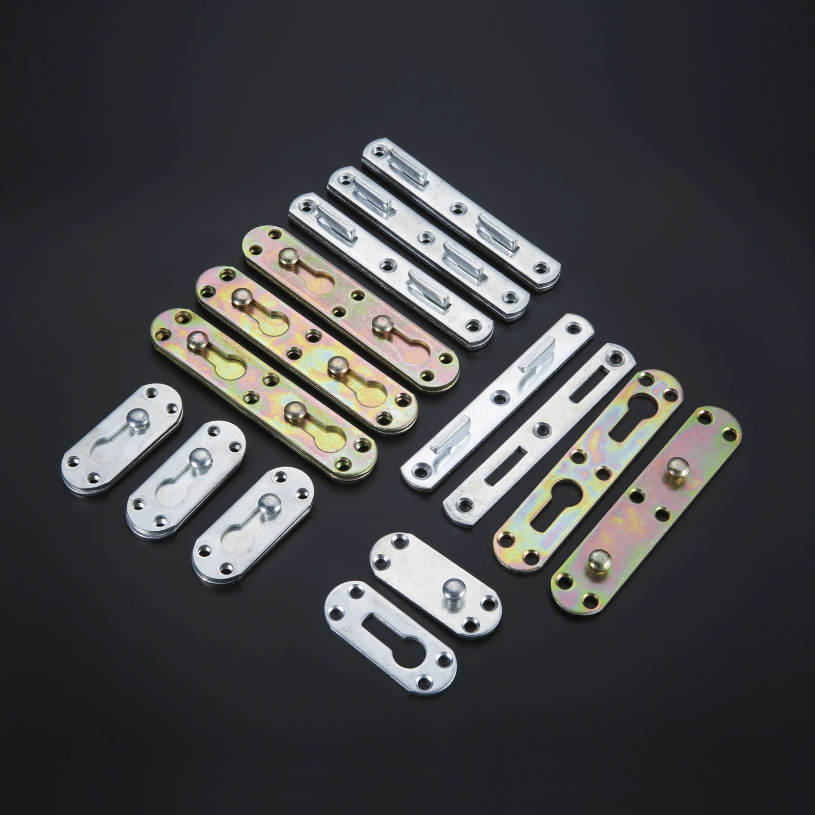 Furniture Joining Hardware - 4 Set Engsel Tempat Tidur Tebal