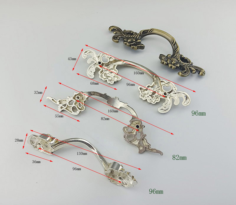 Antik Perak Klasik Furniture M - Furniture Hardware Drawer Pulls ulasan dan harga