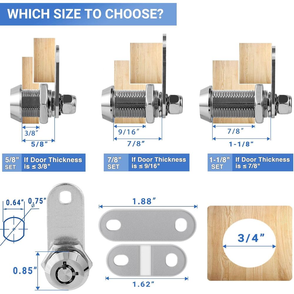 Kunci Penyimpanan RV - Sistem  - Cabinet Lock Key ulasan dan harga