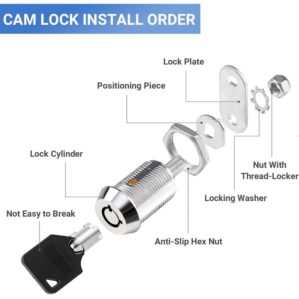 Kunci Penyimpanan RV - Sistem  - Cabinet Lock Key ulasan dan harga