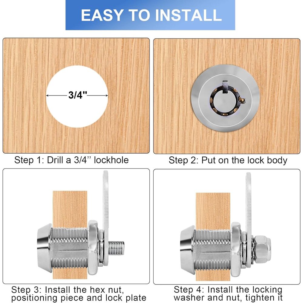 Kunci Penyimpanan RV - Sistem  - Cabinet Lock Key ulasan dan harga