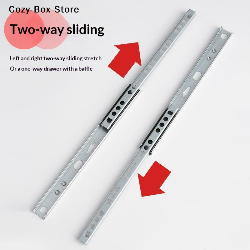 [ZY]2Pcs Rel Laci Lemari Dapur - Furniture Rails Hardware ulasan dan harga