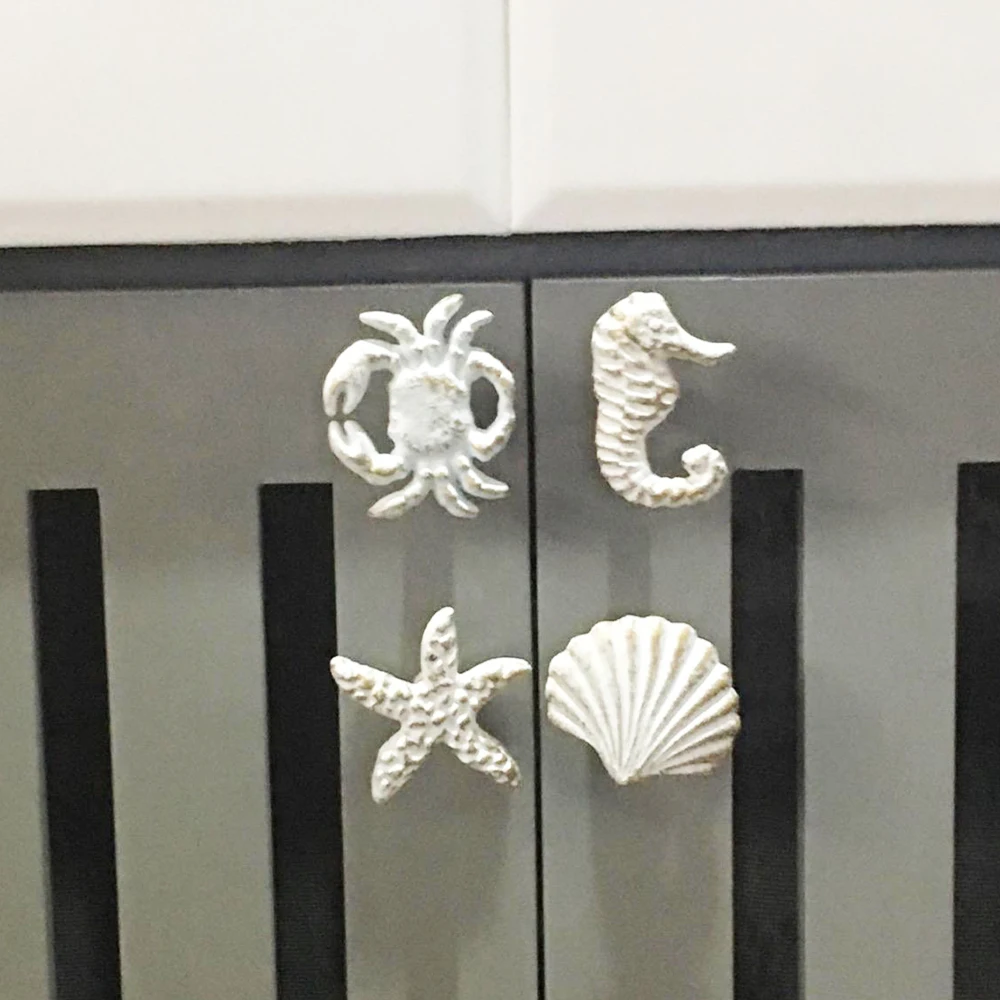 4 Buah/Set Kenop Besi Biru/Put - Furniture Hook Hardware ulasan dan harga