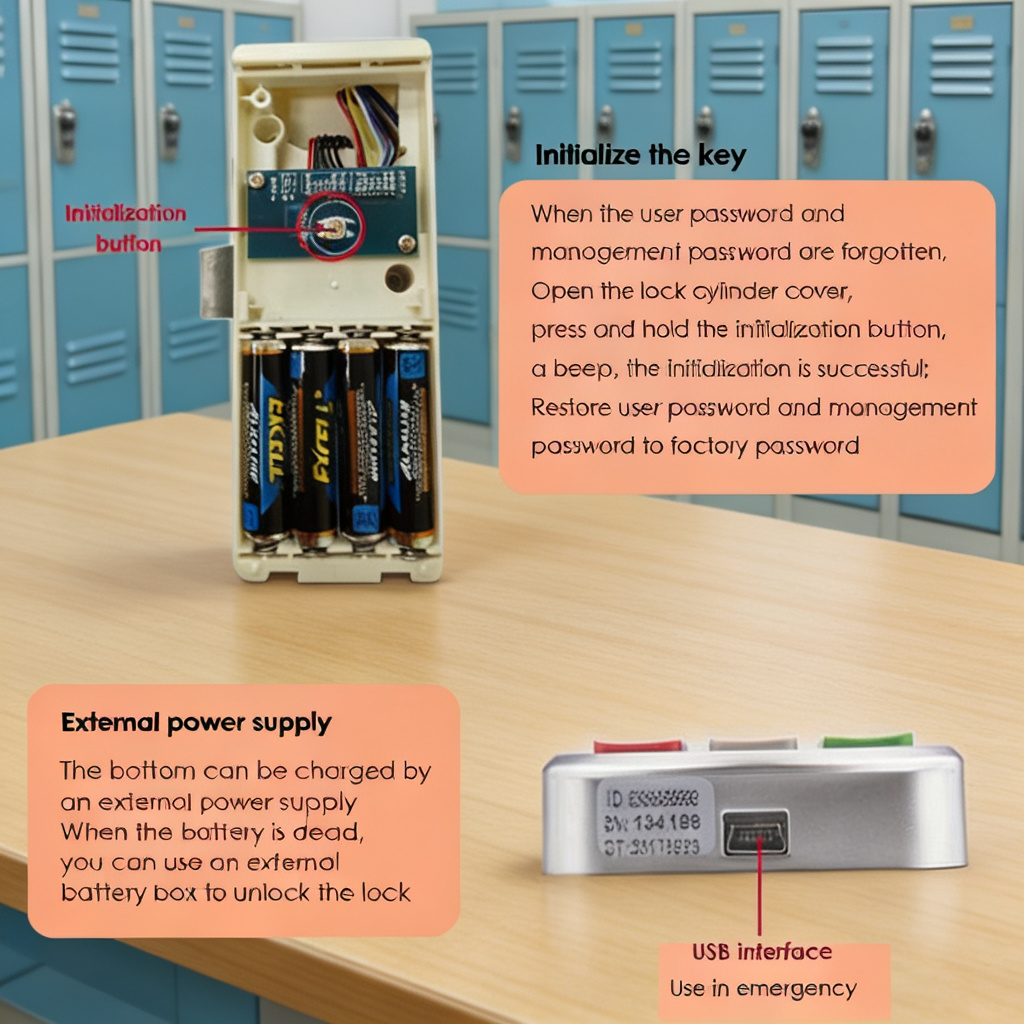 Kunci Laci Kata Sandi Digital  - Cabinet Lock Key ulasan dan harga