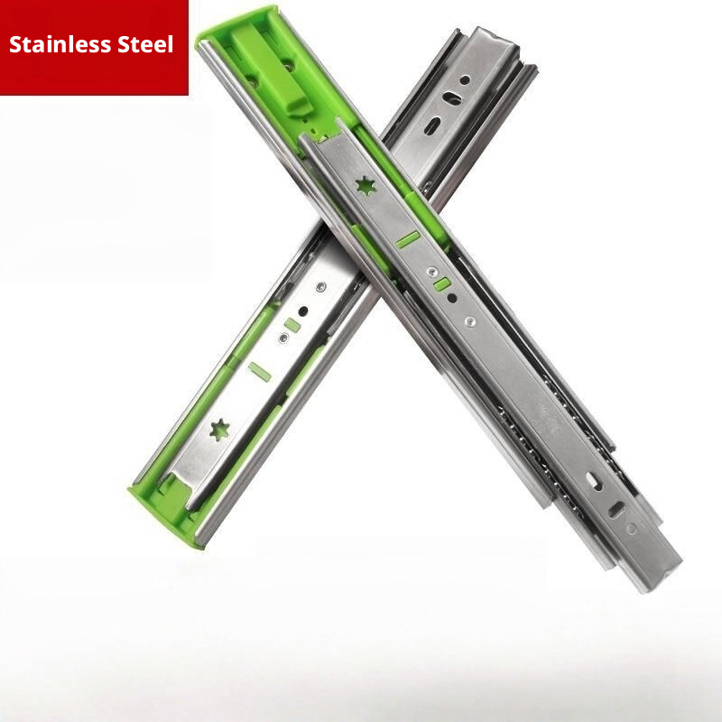 2 Buah Rel Geser Logam untuk L - Furniture Rails Hardware ulasan dan harga