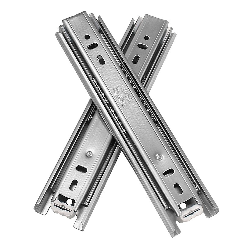 Rel Geser Tiga Bagian Bahan St - Furniture Rails Hardware ulasan dan harga