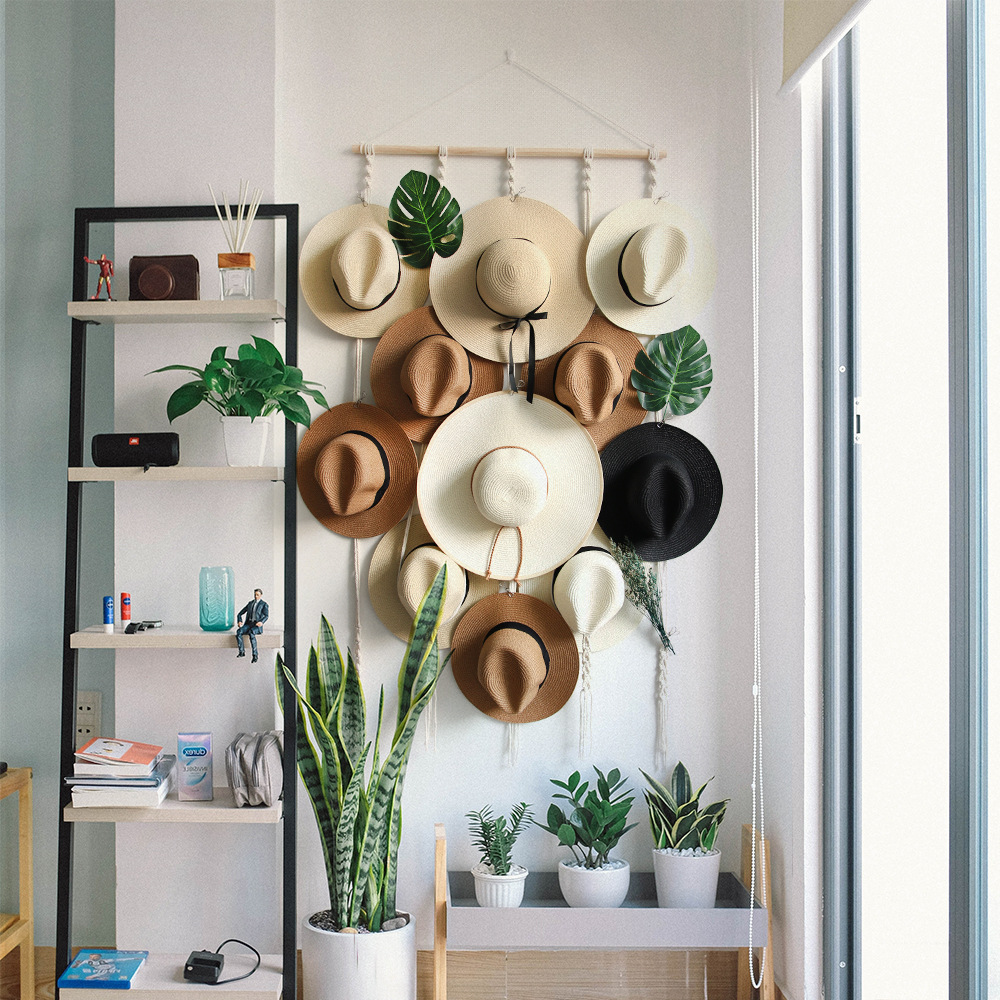 Macrame gantungan topi Boho de - Furniture Hook Hardware ulasan dan harga