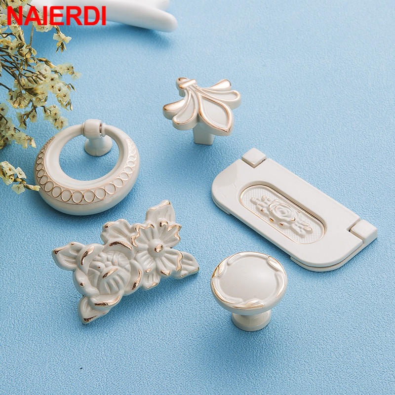 NAIERDI Gading Putih Kabinet M - Furniture Hardware Drawer Pulls ulasan dan harga