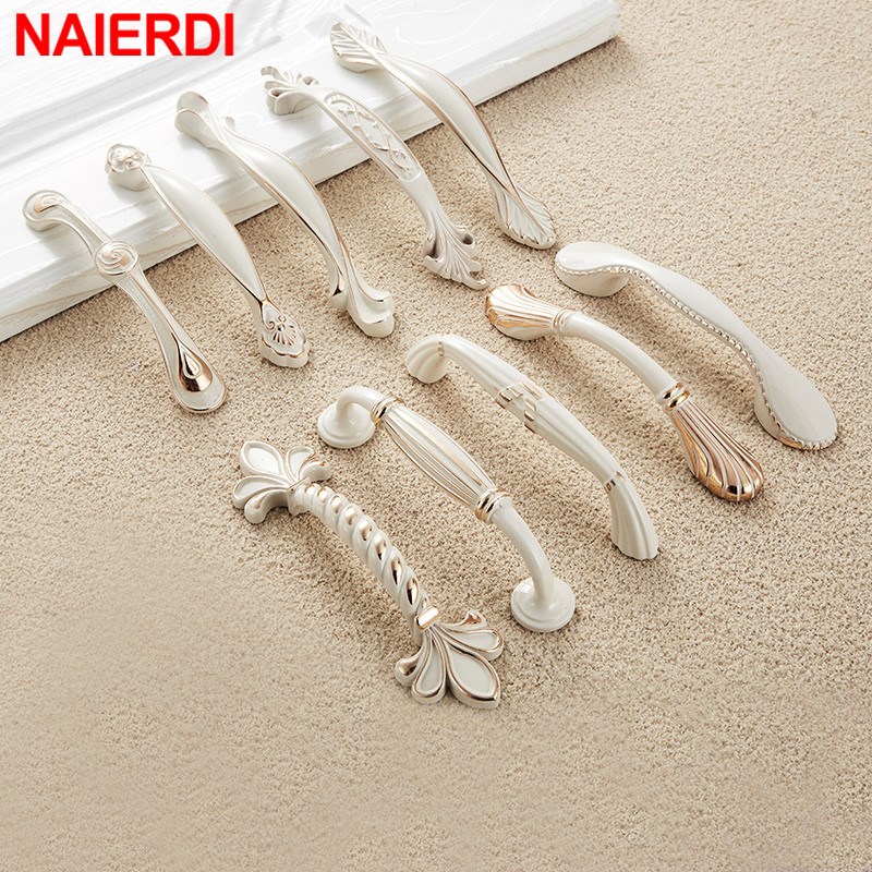 NAIERDI Gading Putih Kabinet M - Furniture Hardware Drawer Pulls ulasan dan harga