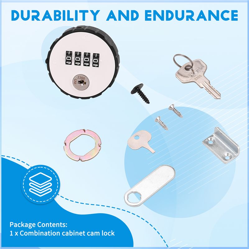 Kunci Kombinasi Kabinet 4 Digi - Cabinet Lock Key ulasan dan harga