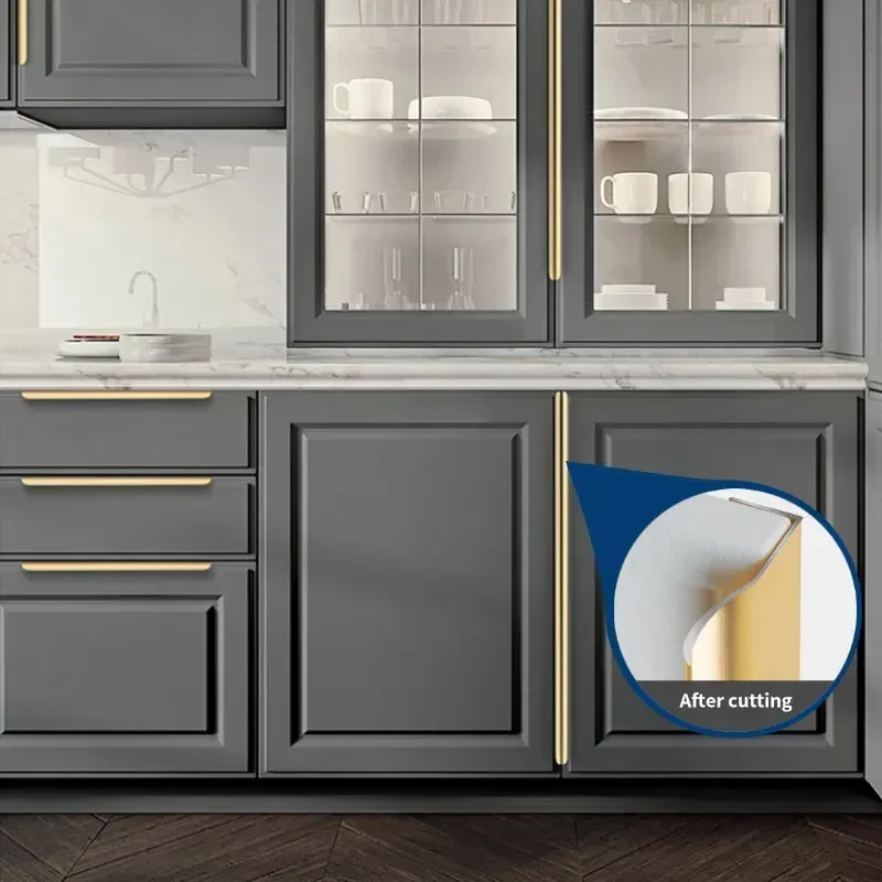 Gagang Kabinet Aluminium Tak T - Furniture Hardware Drawer Pulls ulasan dan harga